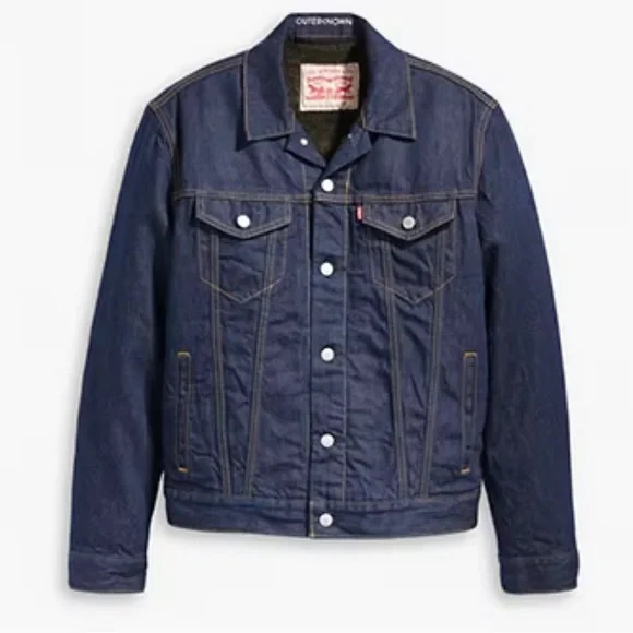 Wellthread lined trucker hot sale jacket